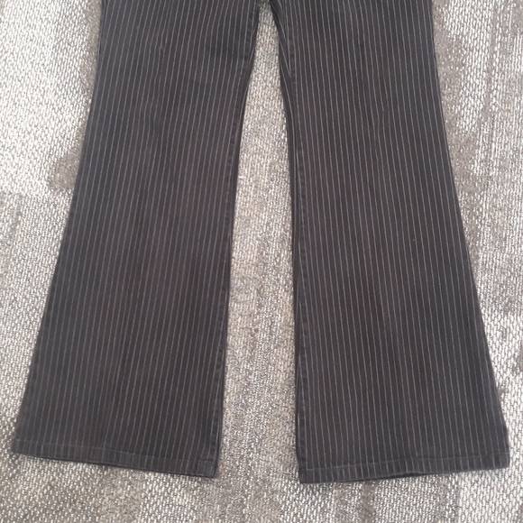 Vintage Tommy Hilfiger Jeans Pinstripe Denim Blazer (Large) + Pants (Size 10) - Picture 13 of 16